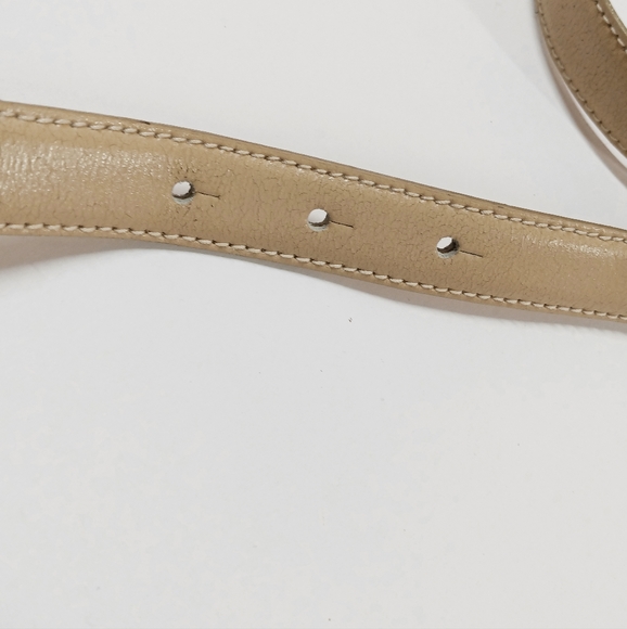 Paloma Picasso Vintage Italian Leather Pin Belt 3/4\
